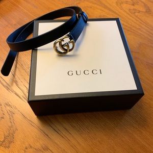 Gucci skinny belt size 85